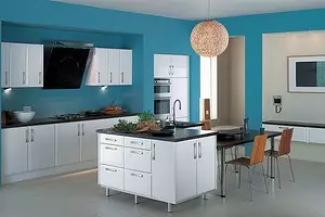 Que cores pintan a cociña: 46 mellores opcións 10989_1
