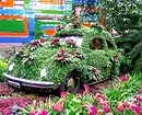 Hoe om die blombedding te versier: 50 oorspronklike idees 11050_5