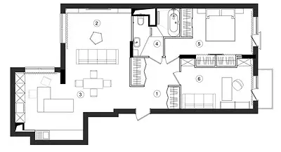 Moskvanın mərkəzində üç otaqlı mənzil: retro elementləri olan loft 11066_147