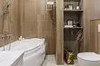 Ubin handapeun tangkal di kamar mandi: Kombinasi modis sareng ngarancang ideu