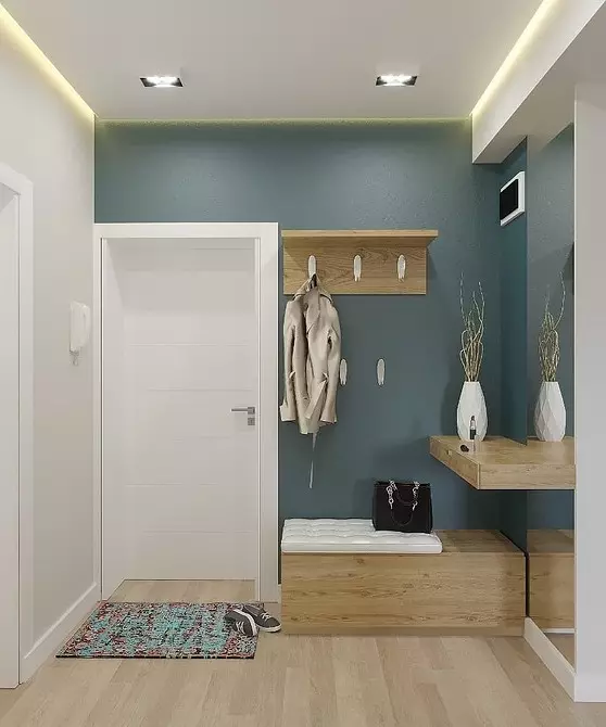 Design av korridoren i lägenheten: Gör ett litet utrymme snyggt och bekvämt 11160_10