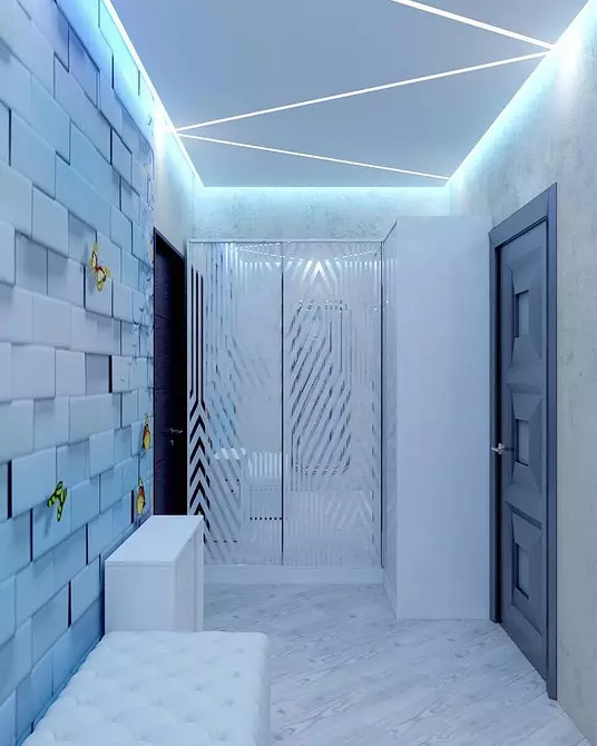 Conception du couloir dans l'appartement: faire un petit espace élégant et confortable 11160_26