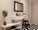 Dizajni i korridorit në apartament: të bëjë një hapësirë ​​të vogël elegant dhe të rehatshme 11160_3