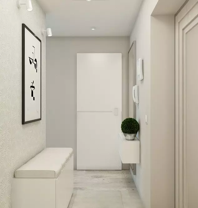 Design af gangen i lejligheden: Lav en lille plads stilfuld og komfortabel 11160_39
