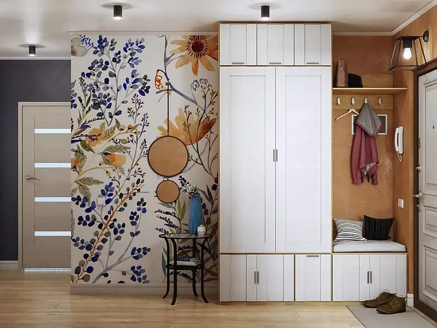 Designul holului în apartament: Faceți un spațiu mic elegant și confortabil 11160_50
