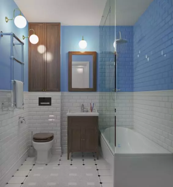 Cách tạo một phòng tắm nhỏ rộng rãi: 7 ý tưởng làm việc