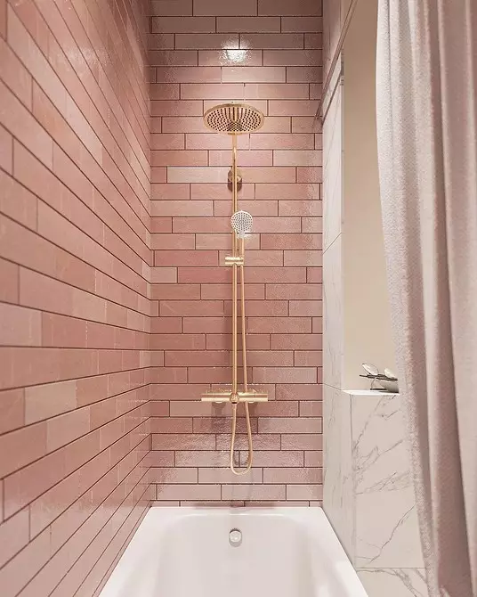 Anong tile ang pipiliin para sa isang maliit na banyo: mga tip at 60 na larawan 11192_121