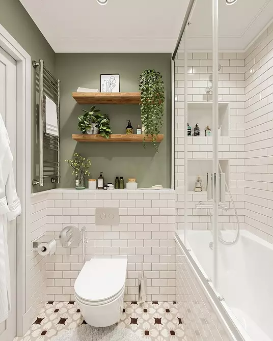 Kokia plytelių rinktis mažam vonios kambariui: patarimai ir 60 nuotraukų 11192_32