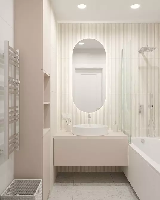 लहान बाथरूमसाठी कोणते टाइल निवडतात: टिपा आणि 60 फोटो 11192_72