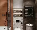 Apa jubin untuk memilih untuk bilik mandi kecil: Tips dan 60 Foto 11192_93