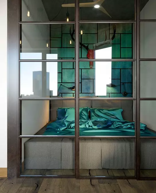 Modern ontwerp van een klein appartement: ruimte voor een jonge mannen 11206_13