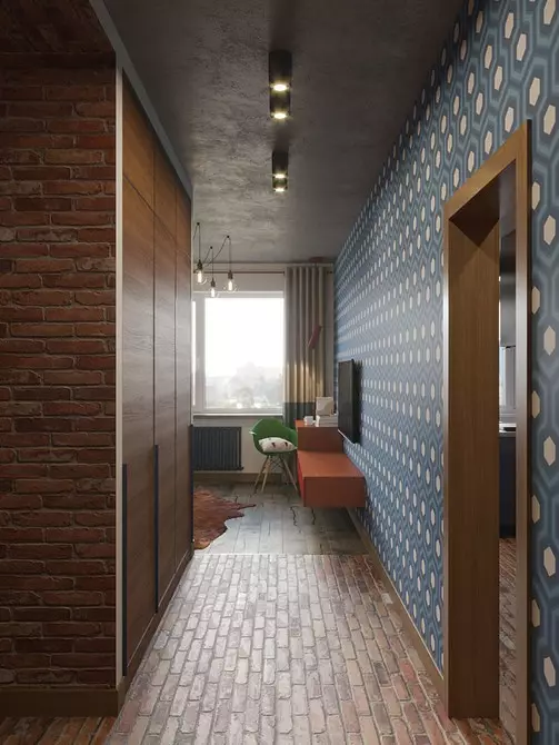 طراحی مدرن یک آپارتمان کوچک: فضا برای مردان جوان 11206_18
