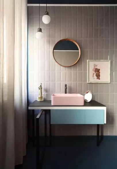 Jak kombinovat dlaždice v koupelně: 6 velkolepé nápady