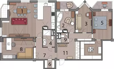 United Apartment設計：舒適的空間在一個鄉村住所的精神 11254_32