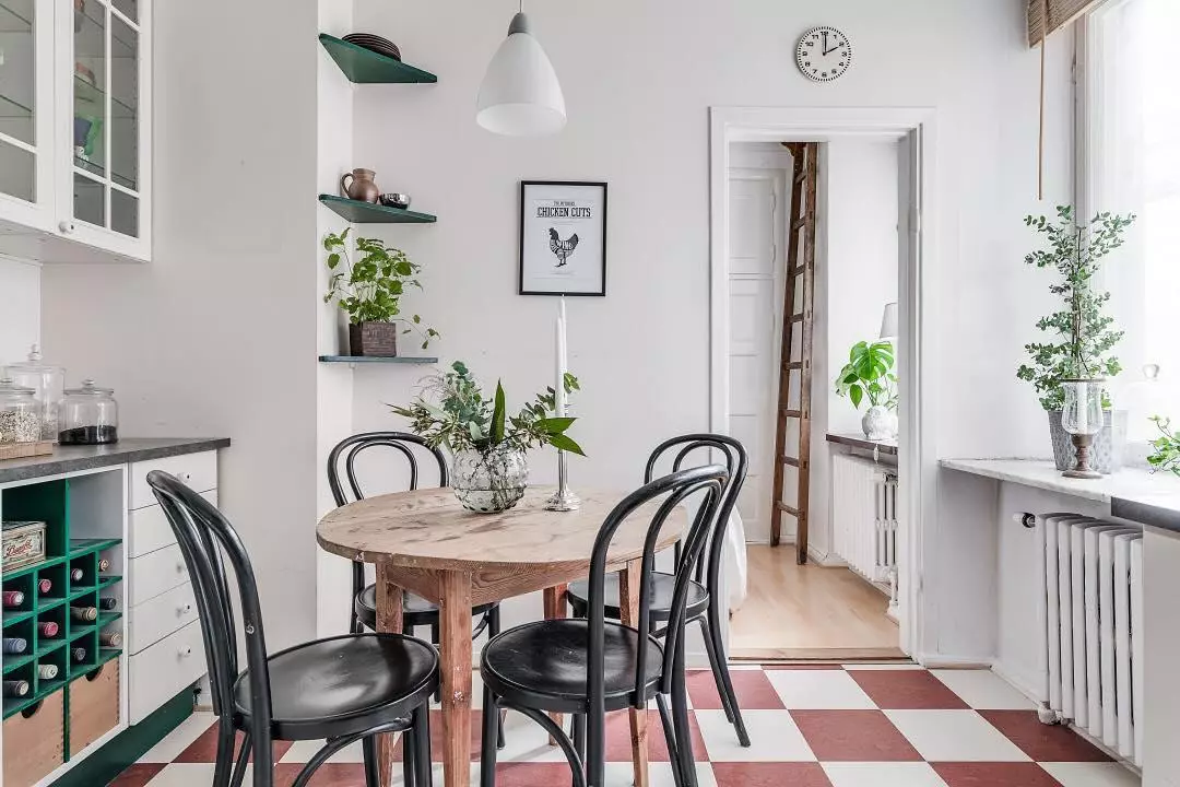 Scandinavische stijl in de keuken