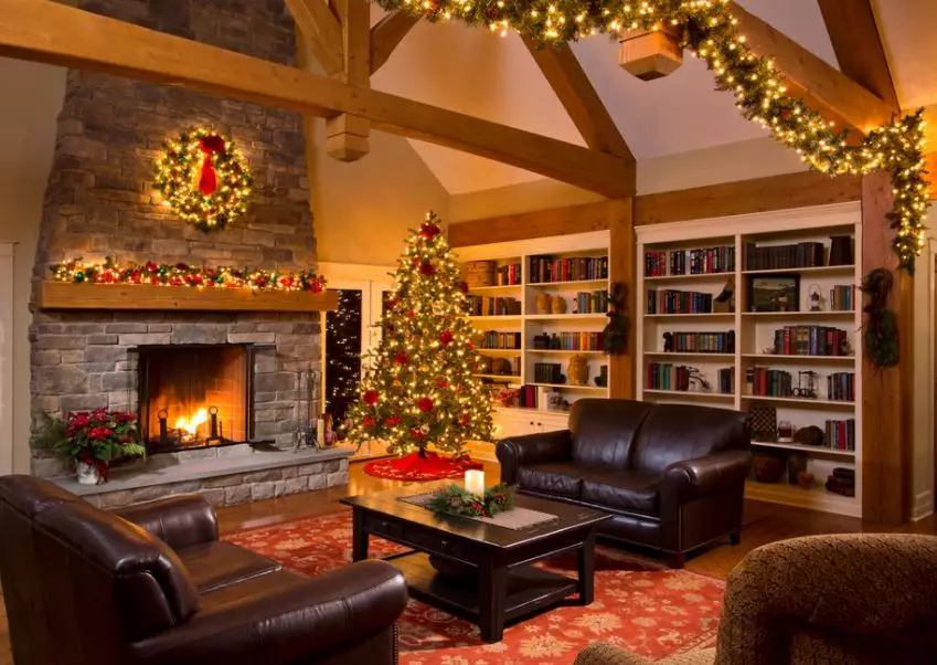 10 Interiores de Natal mágico de todo o mundo