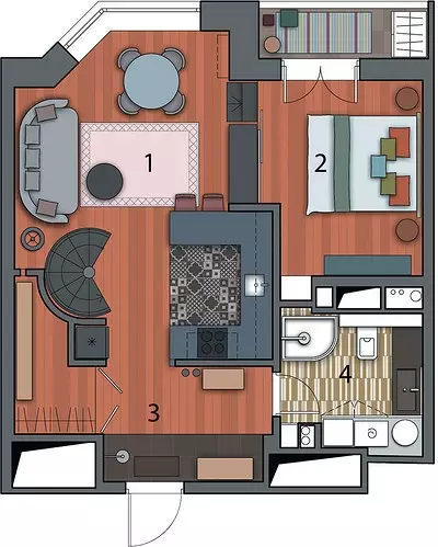 Intérieur de style loft: espace élégant avec motifs industriels 11324_42