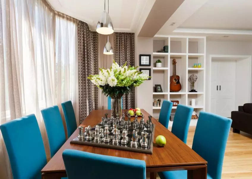 Turquoise di interior: 5 contoh menakjubkan dalam warna modis