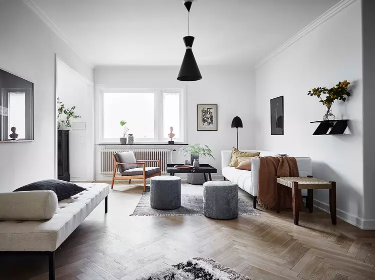 Salon en style scandinave