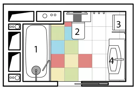 12 બાથરૂમ ડિઝાઇન પ્રોજેક્ટ્સ