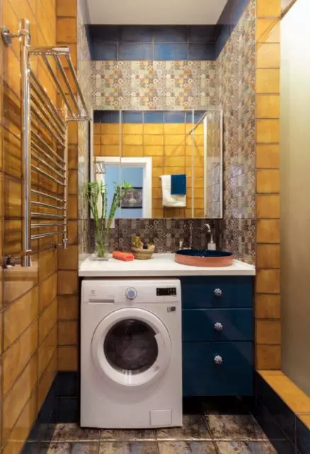 5想法如何将洗衣机放入小浴室