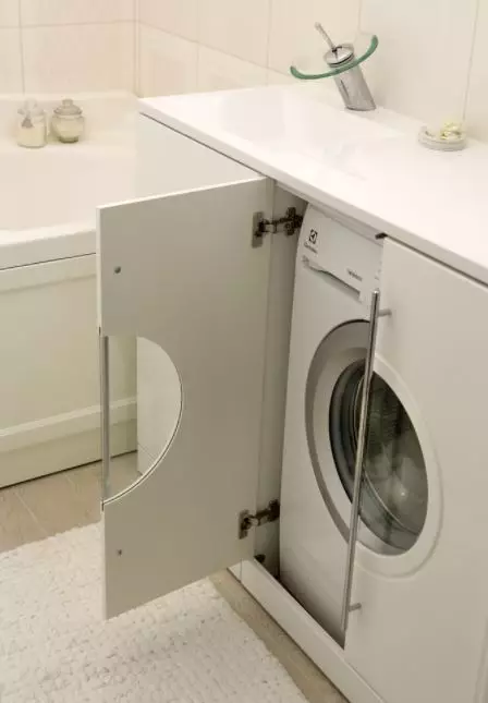 5 Ideat Miten sijoittaa pesukone pieneen kylpyhuoneeseen