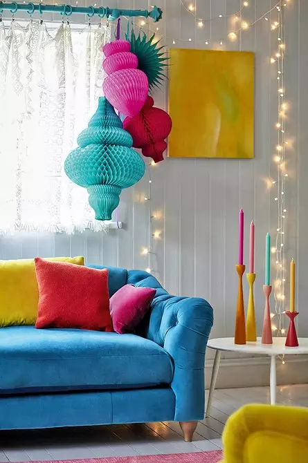 Decoração de Ano Novo: 12 idéias incríveis para design festivo em casa 11396_34