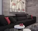 Apartment for a student: Interior in gray-white tones with bright accents 11404_4