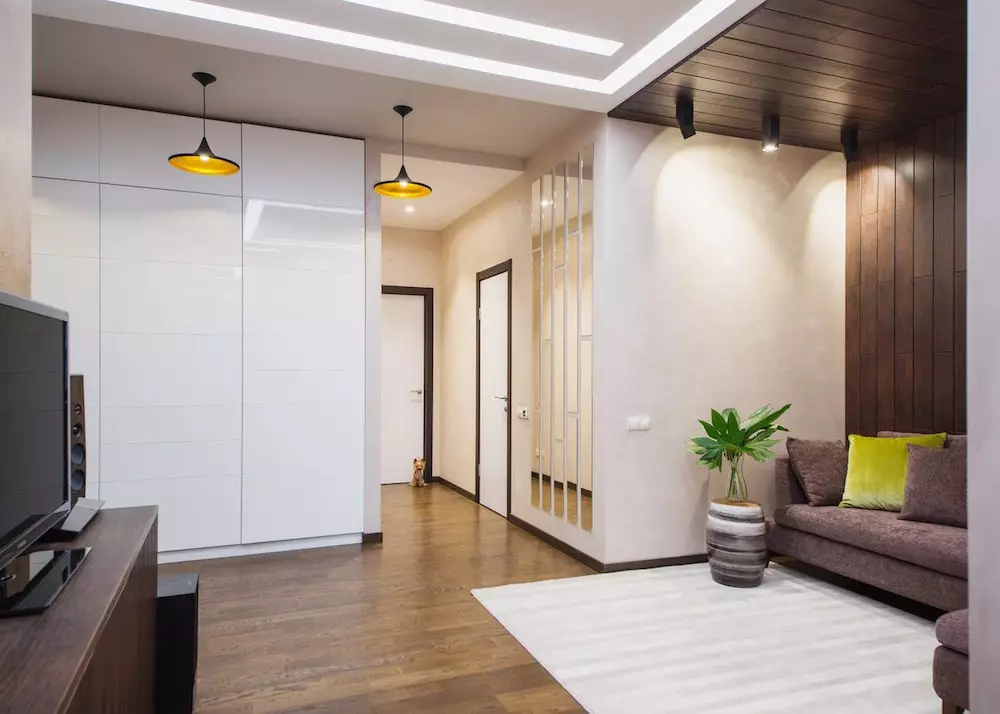 Apartemen di suburbs dina warna alami