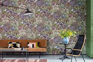 Como combinar Wallpapers na sala para obter un interior elegante 11407_1