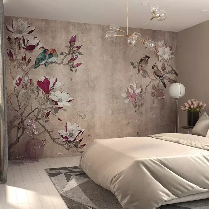 Como combinar Wallpapers na sala para obter un interior elegante 11407_46