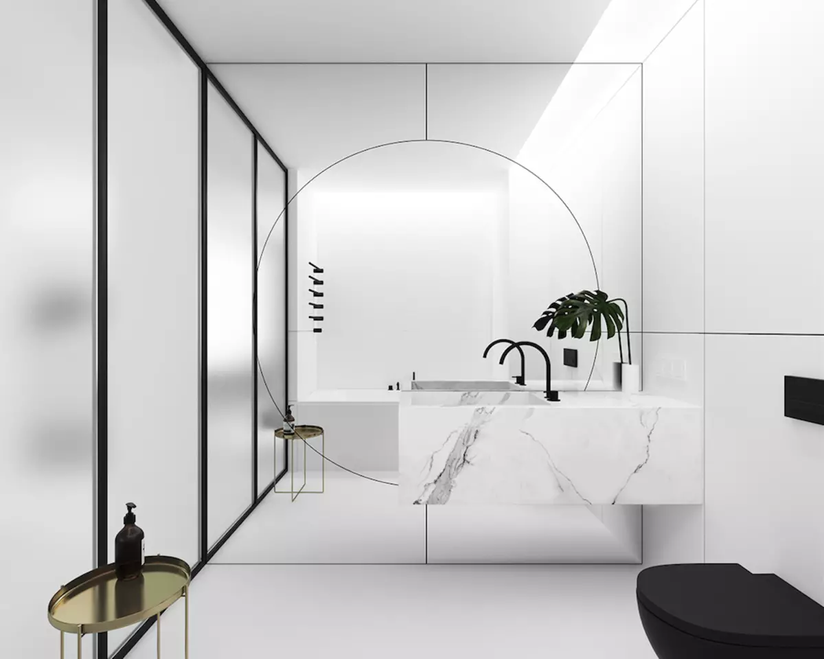 Dabas skaistums vannas istabā: 7 Piemēroti stili marmora izmantošanai