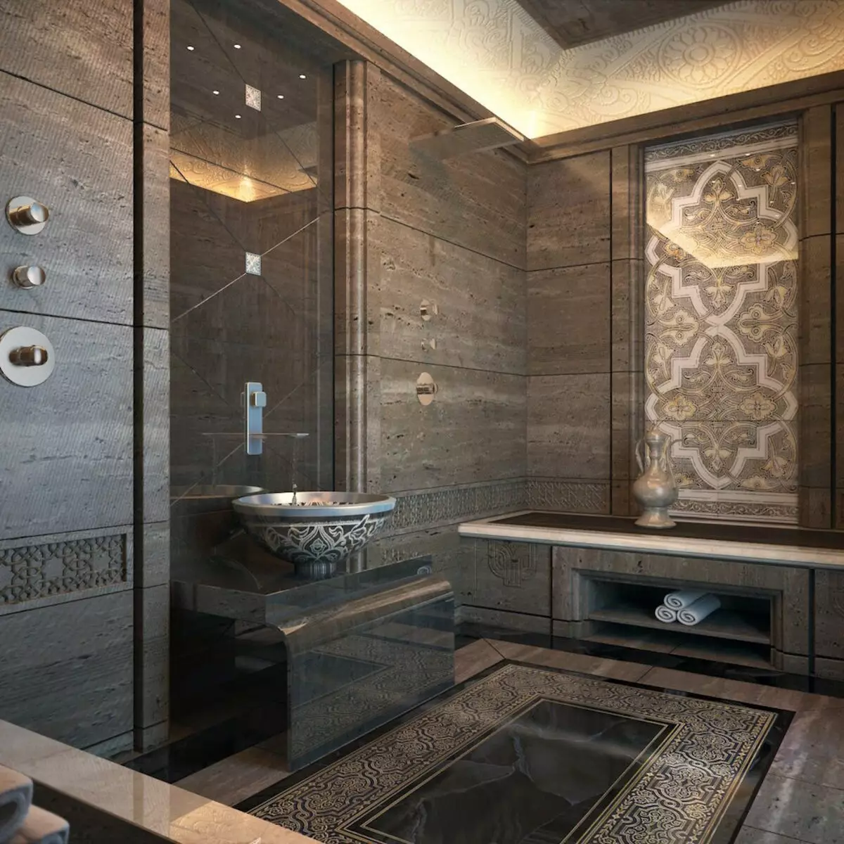 Prirodne ljepote u kupaonici: 7 Prikladni stilovi za uporabu mramora