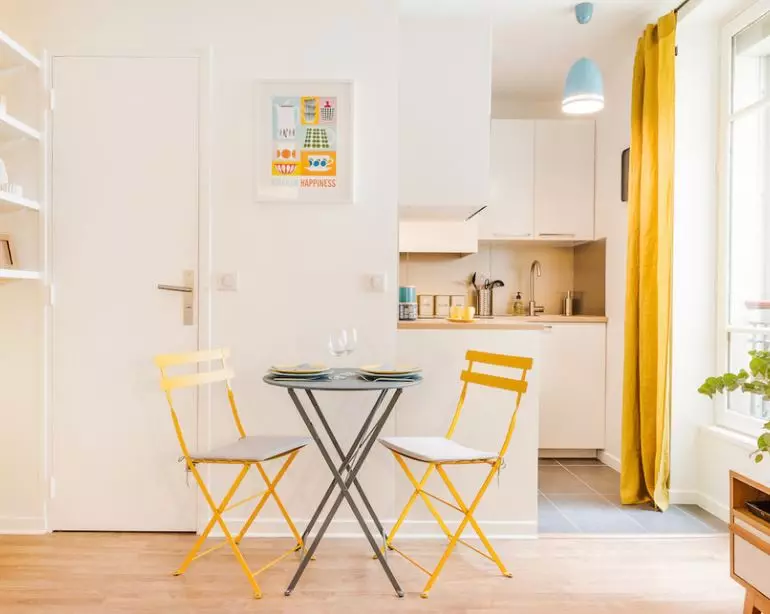 11 Idea untuk ruang makan di sebuah apartmen kecil