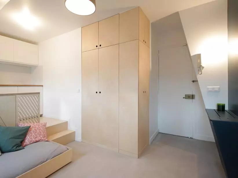 8 xeletiyên hevbeş di sêwirana apartmana studyoyê de