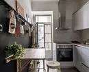 ایک چھوٹا سا باورچی خانے کیسے بنانا اور سہولت کے ساتھ مہمانوں کو حاصل کریں: 6 خیالات 1143_24