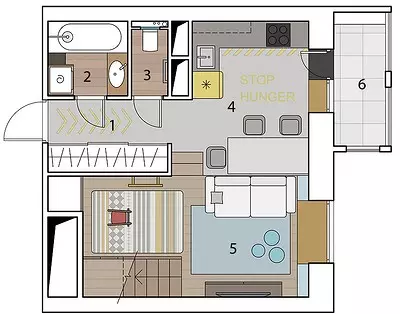 Dupleks potkrovlje: Moderni porodični apartman sa djecom 11466_39