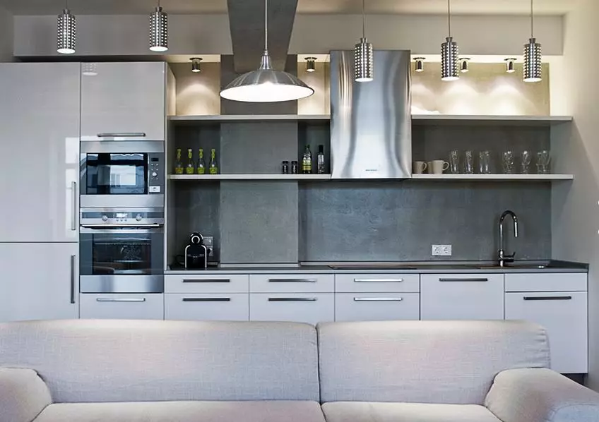 7 آشپزخانه شیک با قفسه های باز به جای کابینت