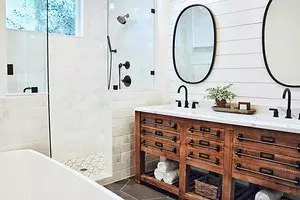 5 giải pháp trong nội thất của phòng tắm, sẽ đắt hơn (từ chối nếu bạn muốn tiết kiệm) 1147_1