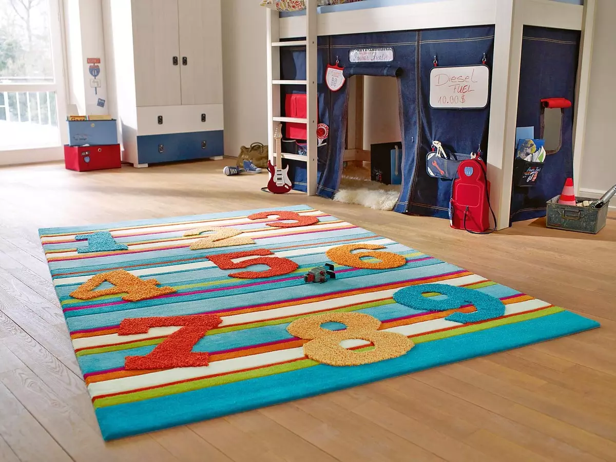 Children's room carpet