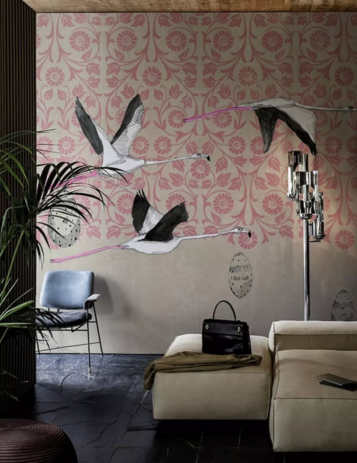 Wall mural in the bedroom: 15 original design solutions