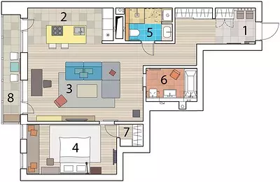 Bagaimana untuk membuat studio yang luas 11512_13