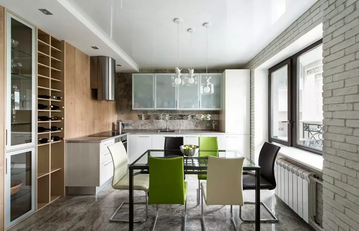 Pak apartament të brendshëm: hapësirë ​​të lehta në ngjyra natyrore 11516_24