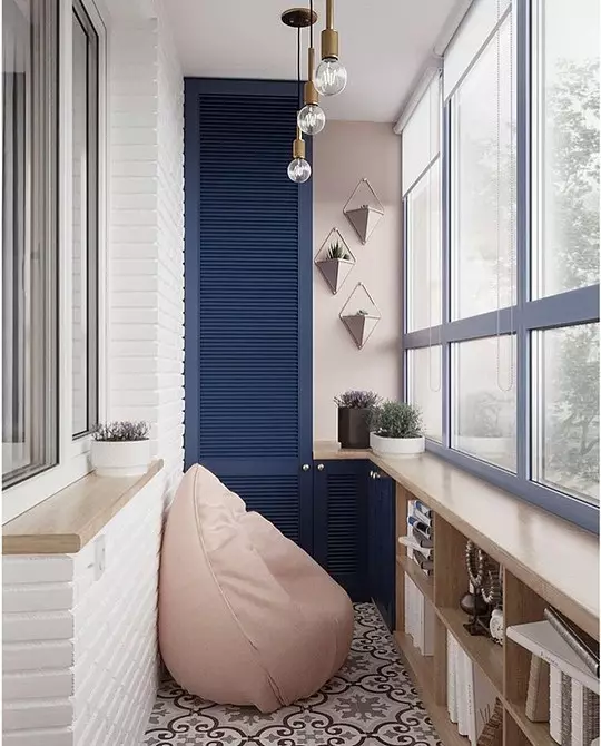 4 Functional ideas for 3 square metering balcony design. M. 11525_66