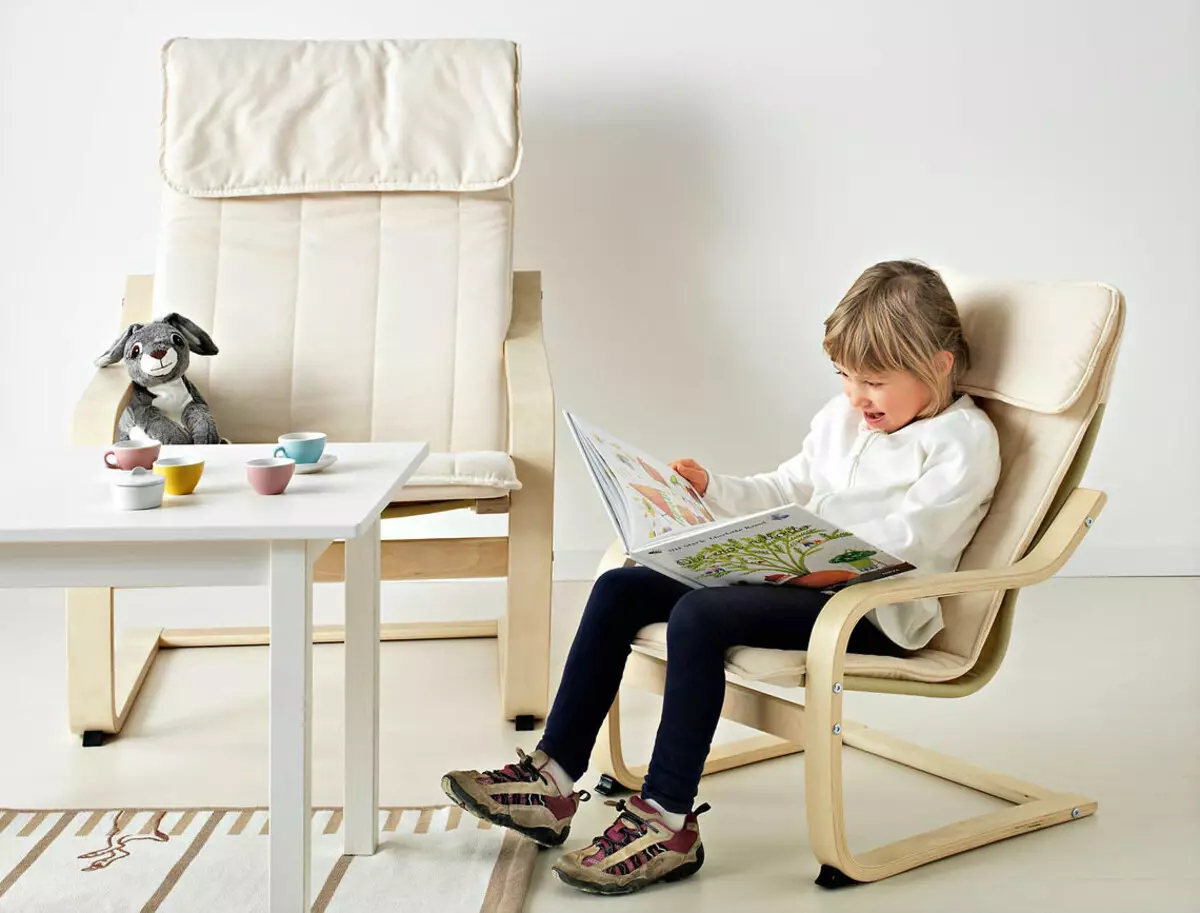 Dětská verze: 10 Snížené modely židlí a židlí