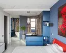 Apartment Isingashamisi Mamiriro: Dhizaini muBlue Colour 11534_12