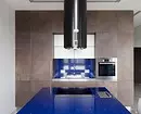 Apartemen Tata Letak Tidak Biasa: Desain dalam warna biru 11534_21