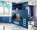 Apartment Inhabitual Disposition: Design en couleurs bleues 11534_24