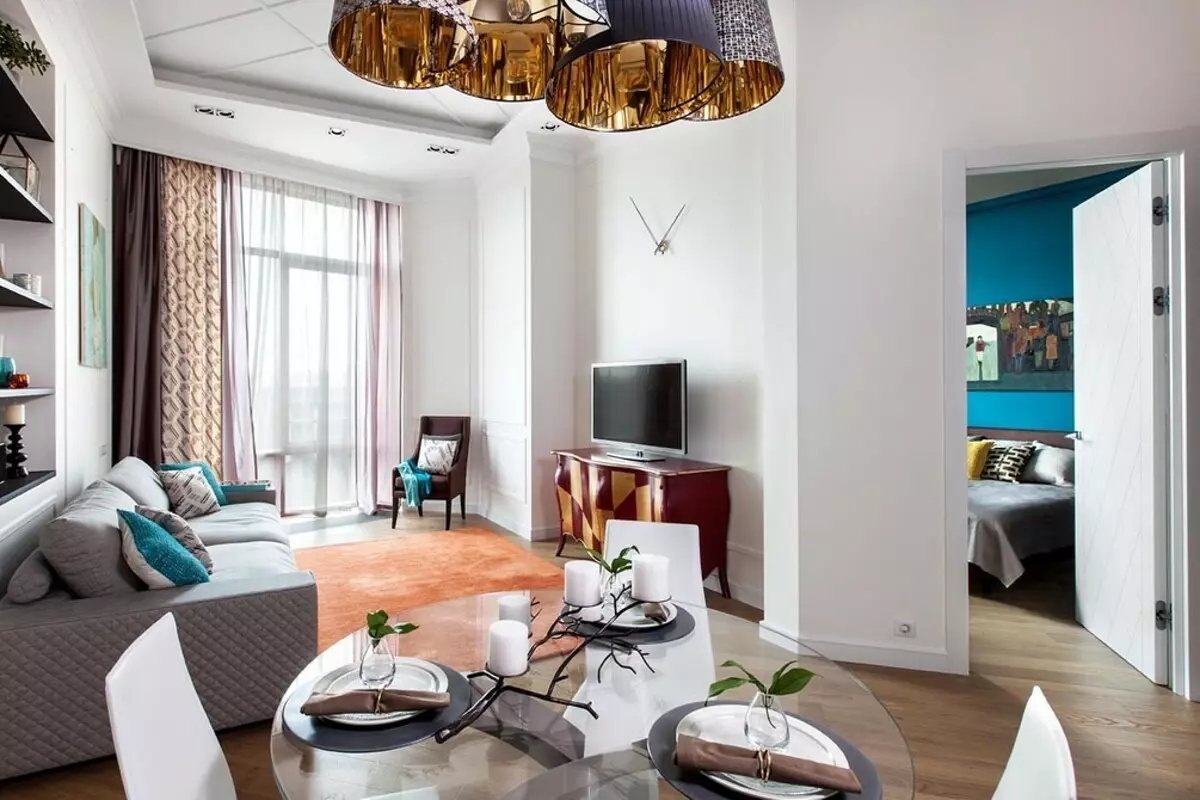 Interior em estilo contemporâneo: apartamento para uma jovem família 11545_36