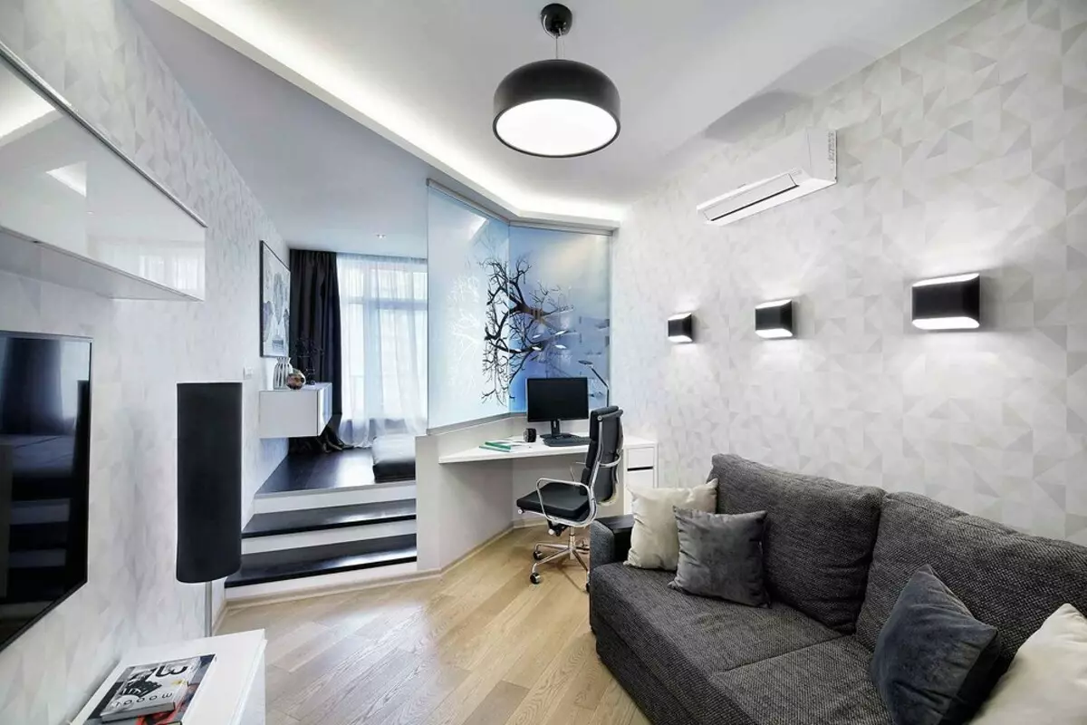 Interiors in white: 18 ideas for small apartments 11553_122